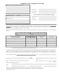 Form Claims ICM0110A Worker's Annual Report of Income - Arizona