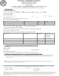 Form Legal ICA4403 Employers&#039; Workers&#039; Compensation Insurance Inquiry Response Form - Arizona
