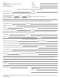 Document preview: Form ICA NI Worker's Supplemental Claim for Compensation - Arizona