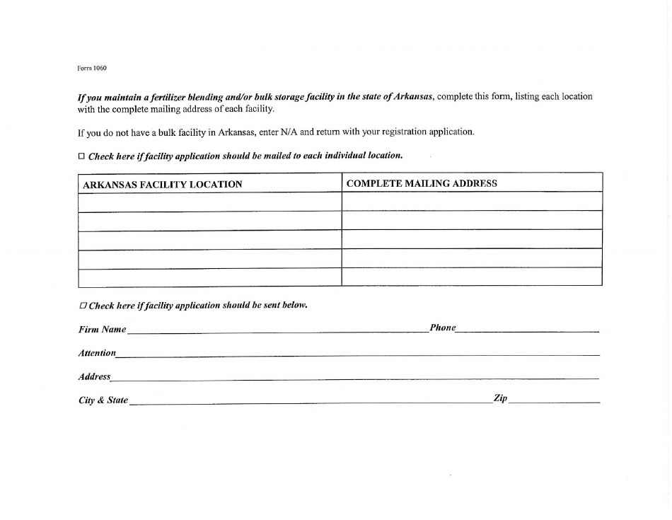 Form 1055 Application for Registration of Commercial Fertilizers - Arkansas, Page 3