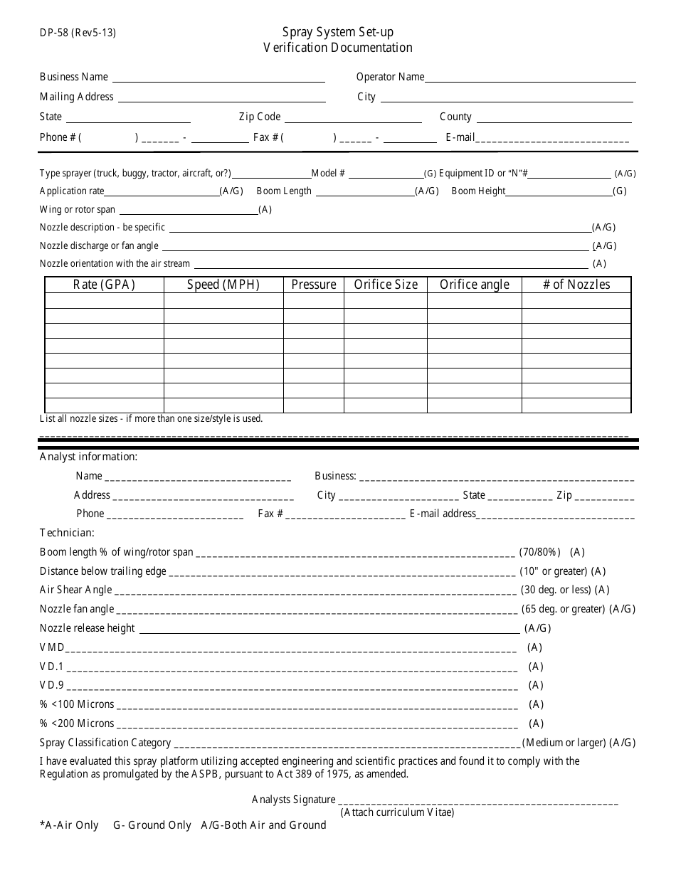 Form DP-58 - Fill Out, Sign Online and Download Printable PDF, Arkansas ... image.