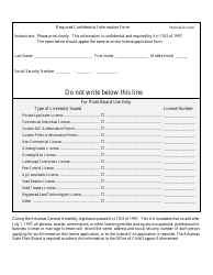 Form DP-30 &quot;Application for an Individual Commercial Applicator License&quot; - Arkansas, Page 2
