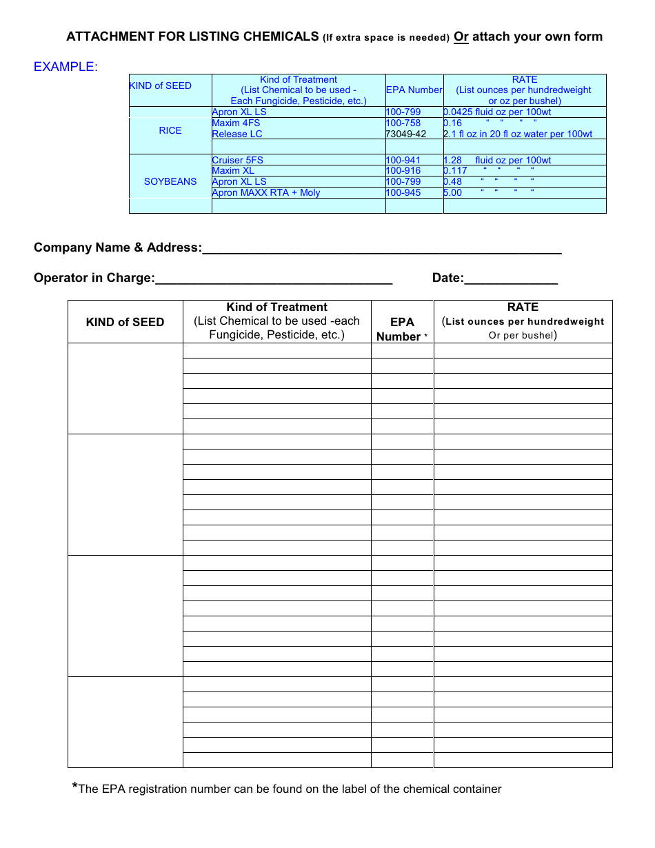 Form 163 License Application to Operate a Seed Treater - Arkansas, Page 2