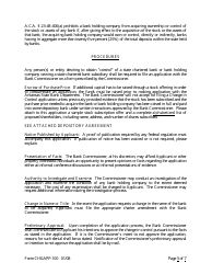 Form CHGAPP-100 Application for Change in Control - Arkansas, Page 3