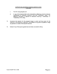 Form CHGAPP-100 Application for Change in Control - Arkansas, Page 7