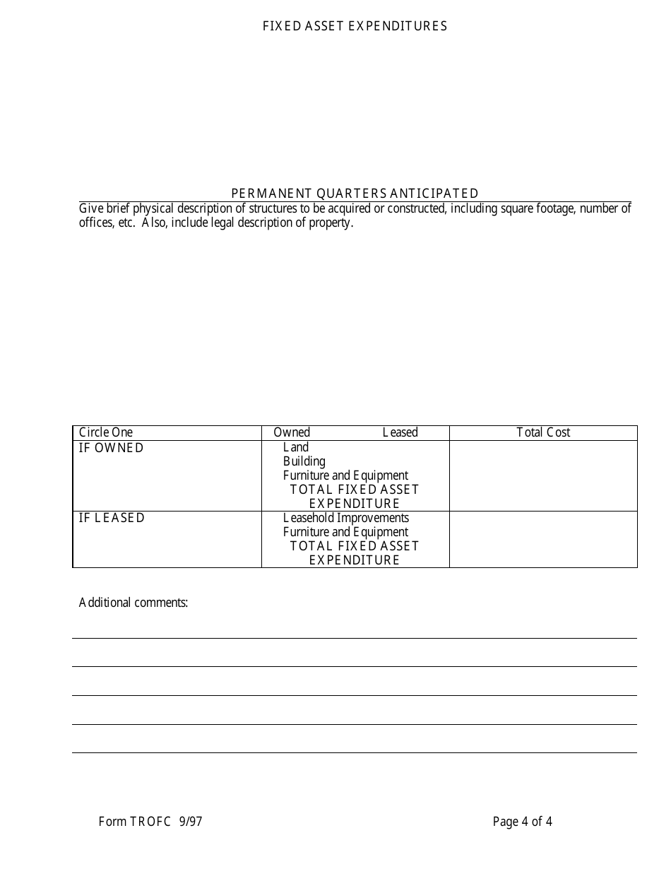 Form TROFC Notice of Additional Trust Office - Arkansas, Page 4