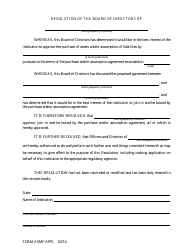 Form ASMP APPL Application for Purchase or Assumption of Less Than a Majority of Liabilities - Arkansas, Page 13