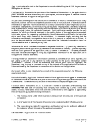 Form ASMP APPL Application for Purchase or Assumption of Less Than a Majority of Liabilities - Arkansas, Page 2