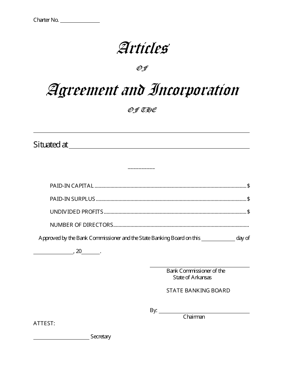 Form NBAPP-100 Application for Proposed State Bank Charter - Arkansas, Page 14