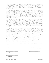 Form NBAPP-100 Application for Proposed State Bank Charter - Arkansas, Page 23