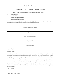 Form NBAPP-100 Application for Proposed State Bank Charter - Arkansas, Page 25