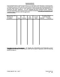 Form NBAPP-100 Application for Proposed State Bank Charter - Arkansas, Page 8