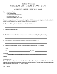 Form REL APPL Application to Relocate Main Office - Arkansas, Page 13
