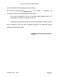 Form REL APPL Application to Relocate Main Office - Arkansas, Page 20