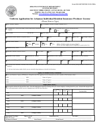Form AID-LI-RP MOTOR CLUB &quot;Uniform Application for Arkansas Individual Resident Insurance Producer License&quot; - Arkansas, Page 4