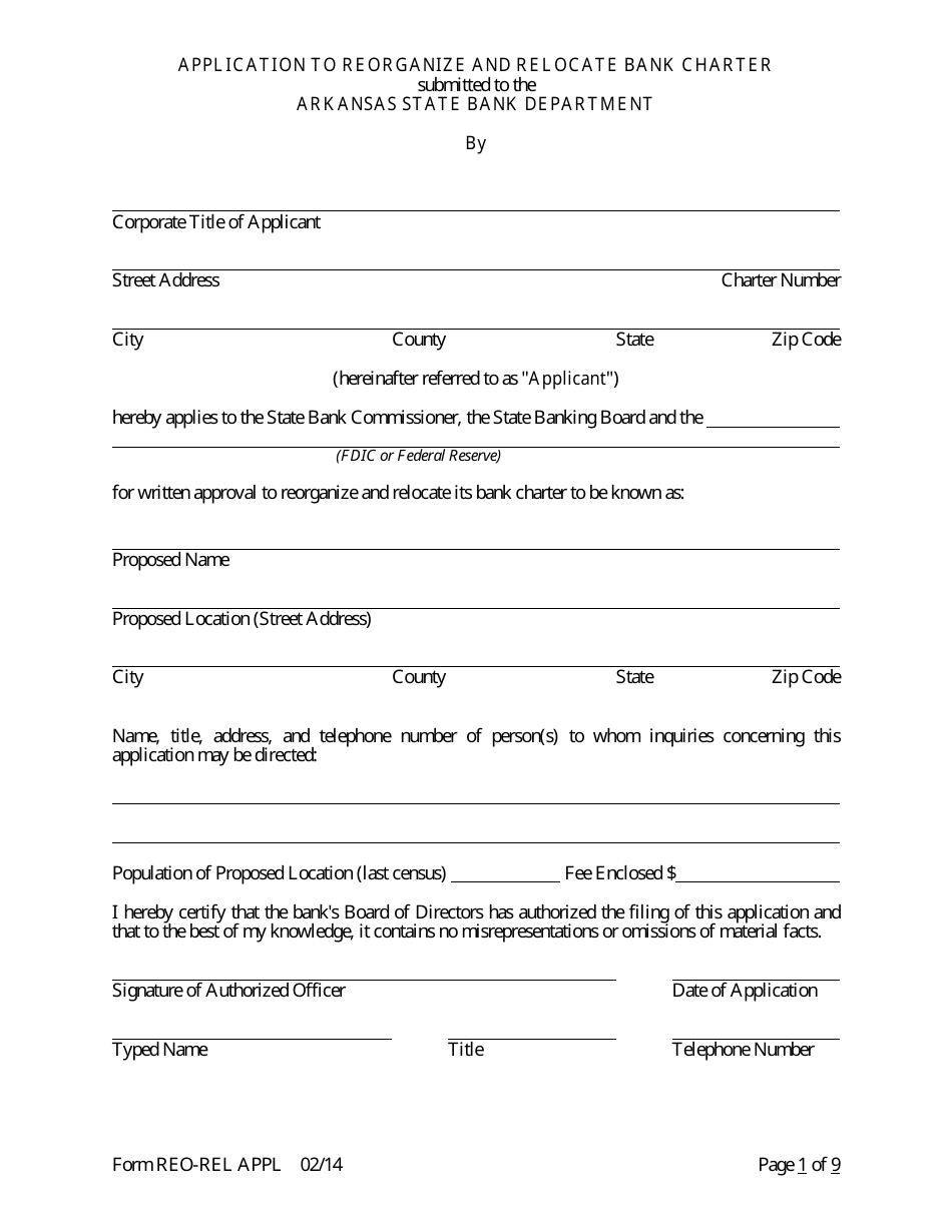 Form REO-REL APPL - Fill Out, Sign Online and Download Printable PDF ...