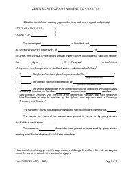 Form REO-REL APPL Application to Reorganize and Relocate Bank Charter - Arkansas, Page 23