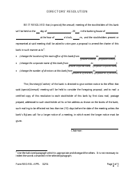 Form REO-REL APPL Application to Reorganize and Relocate Bank Charter - Arkansas, Page 25