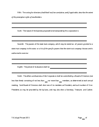 Application for Proposed Private State Trust Company - Arkansas, Page 15