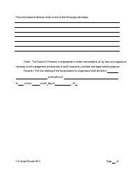 Application for Proposed Private State Trust Company - Arkansas, Page 16