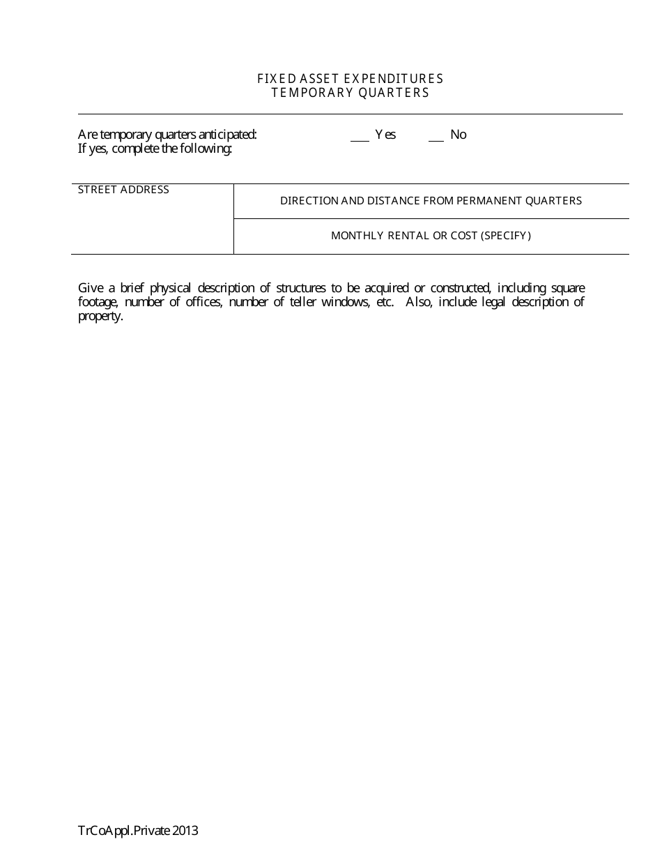 Application for Proposed Private State Trust Company - Arkansas, Page 25