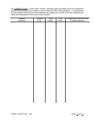 Form TCOAPP-100 Application for Proposed State Trust Company - Arkansas, Page 13