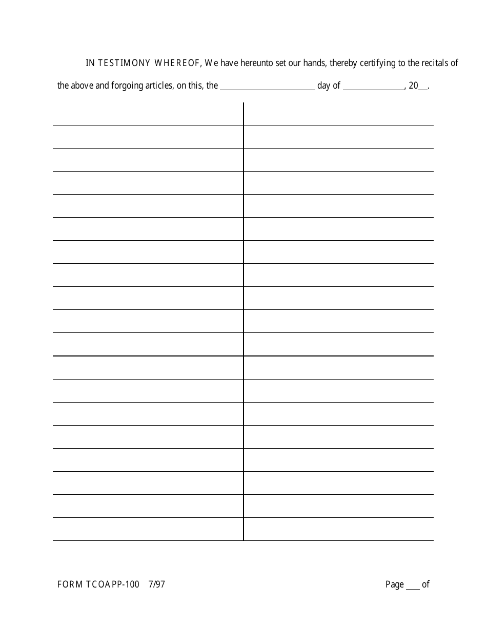 Form TCOAPP-100 Application for Proposed State Trust Company - Arkansas, Page 21