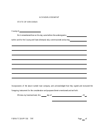Form TCOAPP-100 Application for Proposed State Trust Company - Arkansas, Page 22