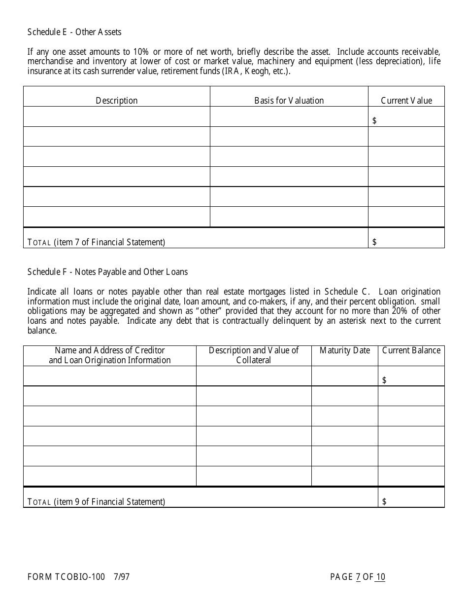 Form TCOAPP-100 Application for Proposed State Trust Company - Arkansas, Page 37