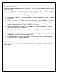 Disclosure Statement Form - Arkansas, Page 2