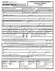 Form DWS-ARK-501 Application for Unemployment Insurance Benefits - Arkansas (Marshallese)
