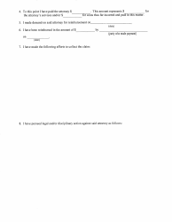 Application for Relief and Supporting Affidavit - Arkansas Client Security Fund - Arkansas, Page 4