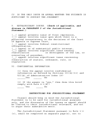 Informational Statement Form - Arkansas, Page 2