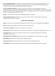 Appellate Court Cover Sheet - Arkansas, Page 3