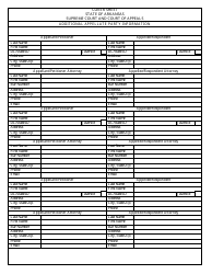 Appellate Court Cover Sheet - Arkansas, Page 5