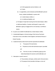 Order for Fitness to Proceed Examination of Defendant - Arkansas, Page 4