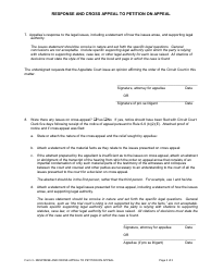 Form 3 Response and Cross Appeal to Petition on Appeal - Arkansas, Page 2