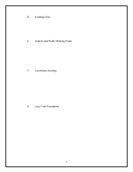Court Security Plan Template - Arkansas, Page 7