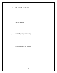 Court Security Plan Template - Arkansas, Page 8
