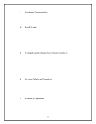 Court Security Plan Template - Arkansas, Page 9