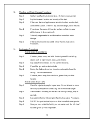 Emergency Response Plan - Security and Emergency Preparedness - Arkansas, Page 13