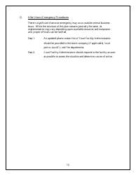Emergency Response Plan - Security and Emergency Preparedness - Arkansas, Page 15