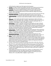 Bulk Records License Agreement - Data Extracts - Arkansas, Page 11