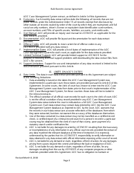 Bulk Records License Agreement - Data Extracts - Arkansas, Page 3