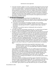 Bulk Records License Agreement - Data Extracts - Arkansas, Page 6