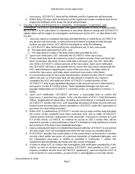 Bulk Records License Agreement - Data Extracts - Arkansas, Page 7