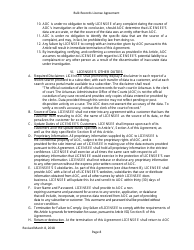 Bulk Records License Agreement - Data Extracts - Arkansas, Page 8