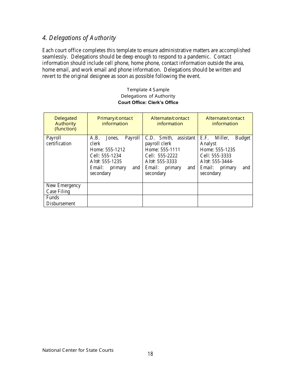 Continuity of Operations Plan - Arkansas, Page 21