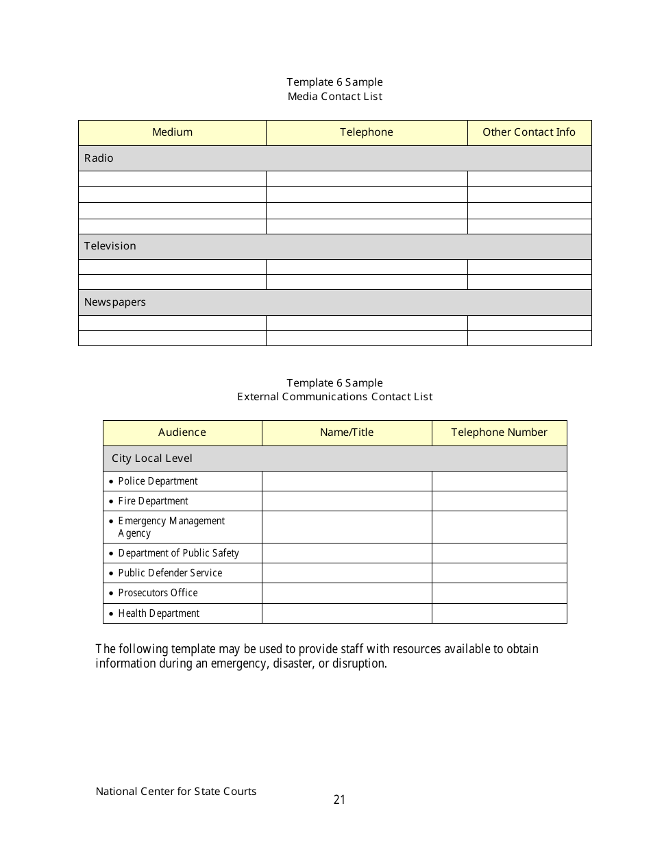 Continuity of Operations Plan - Arkansas, Page 24