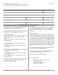 Form ABC-702 Electronic Price Posting Application - California